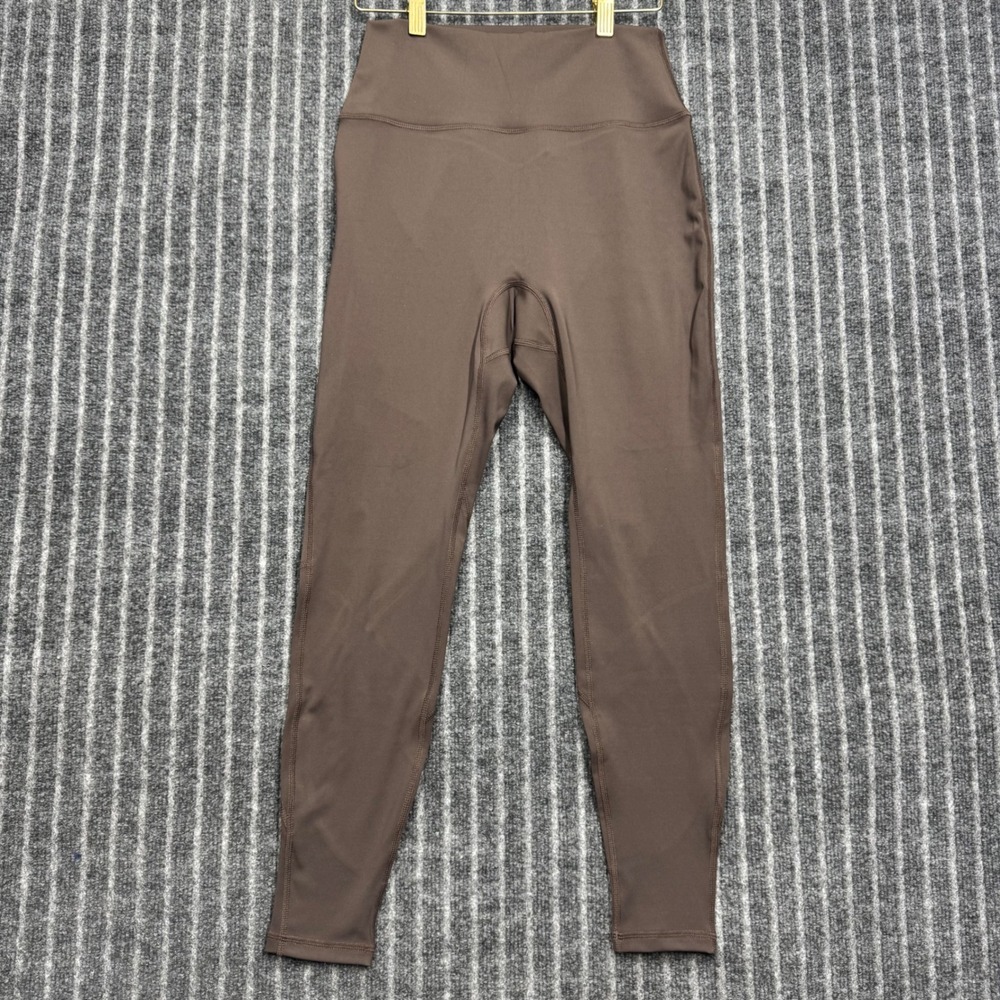 Buffbunny Women Leggings Large Brown High Waisted Compression Athletic Yoga
